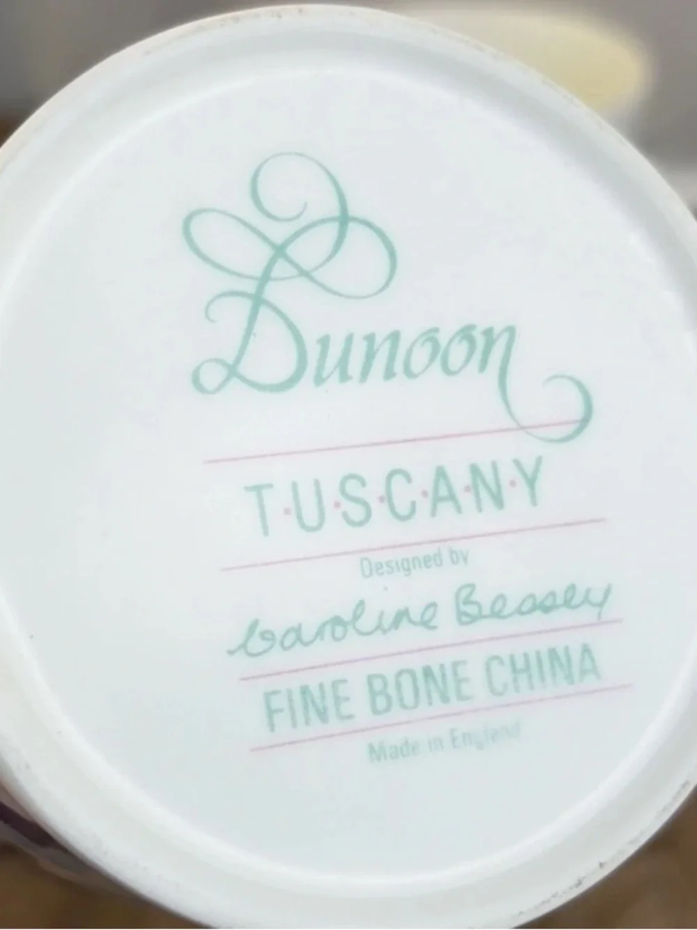 Set of 3 Dunoon Fine Bone China 